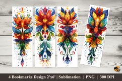 Natural Harmony Bookmarks Sublimation Design Product Image 1