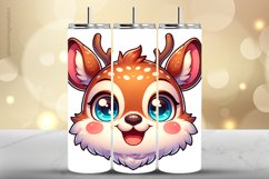 Deer Tumbler Wrap| Tumbler Sublimation Wrap Product Image 1