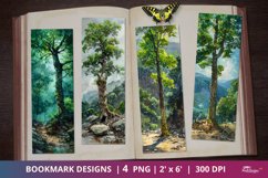 Amazing Trees Scrapbook Bookmark Designs Product Image 1