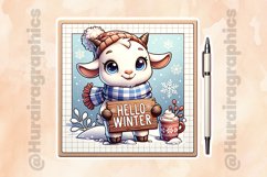 Goat|Printable Animal Sticker Product Image 2