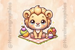 Lion|Printable Animal Sticker Product Image 2