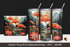Garden Secrets Tumbler Wrap Sublimation Design 1 Product Image 1