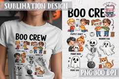 Cute Halloween Clipart PNG Sublimation Cozy Ideas Tshirt Product Image 1
