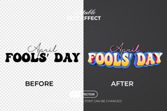 3D Text Effect Fools Day Style Product Image 2