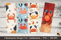Cheerful Expression Bookmarks Sublimation Design Product Image 1