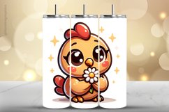 Hen Tumbler Wrap| Tumbler Sublimation Wrap Product Image 1