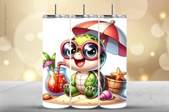 Turtle Tumbler Wrap| Tumbler Sublimation Wrap Product Image 1