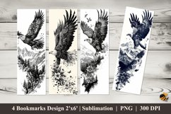 Eagle Tribe Bookmarks Sublimation Design Product Image 1