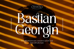 Bastian Georgin || Modern Stylish Serif Font Product Image 1
