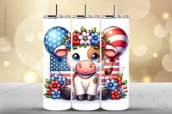 Cow Tumbler Wrap| Tumbler Sublimation Wrap Product Image 1