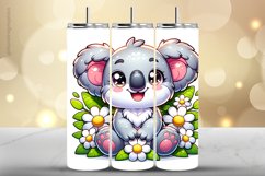 Koala Tumbler Wrap| Tumbler Sublimation Wrap Product Image 1