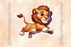 Lion|Printable Animal Sticker Product Image 2