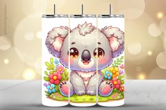 Koala Tumbler Wrap| Tumbler Sublimation Wrap Product Image 1