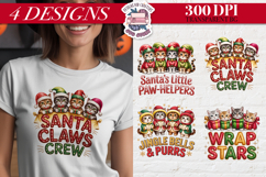 Christmas Cat Funny Quote Clipart PNG Sublimation 4 Design Product Image 1