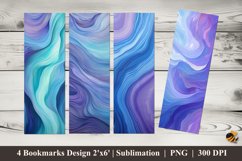 Abstract Background Bookmark Sublimation Design Product Image 1