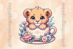 Lion|Printable Animal Sticker Product Image 2