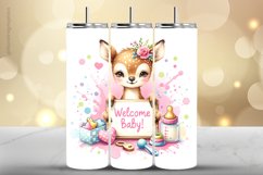 Deer Tumbler Wrap| Tumbler Sublimation Wrap Product Image 1