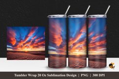 Desert Exoticism Tumbler Wrap Sublimation Design 1 Product Image 1