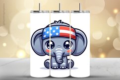 Elephant Tumbler Wrap| Tumbler Sublimation Wrap Product Image 1