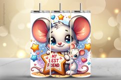 Mouse Tumbler Wrap| Tumbler Sublimation Wrap Product Image 1