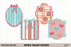 Vintage Border Frame. EPS, SVG, PNG,JPG Product Image 1