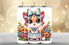 Cat Tumbler Wrap| Tumbler Sublimation Wrap Product Image 1