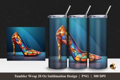 High Heels Tumbler Wrap Sublimation Design 1 Product Image 1