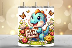 Dinasour Tumbler Wrap| Tumbler Sublimation Wrap Product Image 1