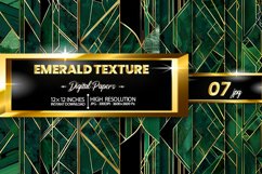Emerald Texture Digital Papers Bundle Product Image 1