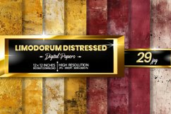 Limodorum Distressed Digital Papers Bundle Product Image 1