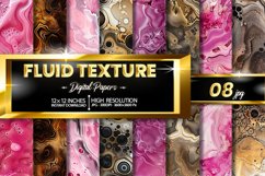 Fluid Texture Digital Papers Bundle Product Image 1