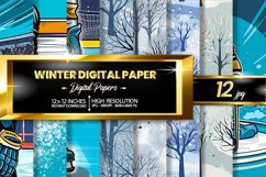 Winter Digital Papers Bundle Product Image 1