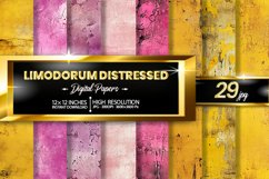 Limodorum Distressed Digital Papers Bundle Product Image 1