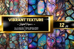 Vibrant Texture Digital Papers Bundle Product Image 1