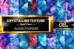Crystalline Texture Digital Papers Bundle Product Image 1