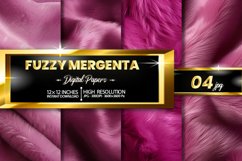 Fuzzy Mergenta Digital Papers Product Image 1