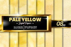 Pale Yellow Digital Papers Bundle Product Image 1