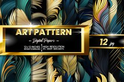 Art Pattern Digital Papers Product Image 1
