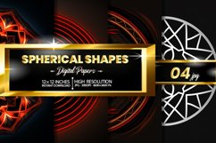 Spherical Shapes Digital Papers - 04 Variations Product Image 1