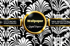 Wallpaper Digital Papers - 04 Variations Product Image 1