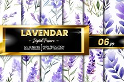 Lavendar Digital Papers Bundle Product Image 1