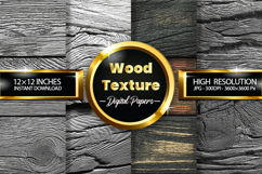 Wood Texture Woodgrain Texture Digital Papers - 04 Variation Product Image 1
