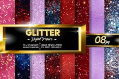 Glitter Digital Papers Bundle Product Image 1