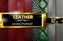 Leather Digital Papers Bundle Product Image 1