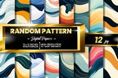 Random Pattern Digital Papers Product Image 1