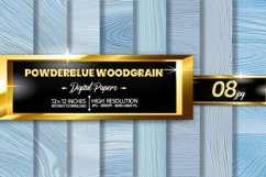 Powderblue Woodgrainigital Papers Bundle Product Image 1