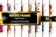 Magic Frame Digital Papers Bundle Product Image 1