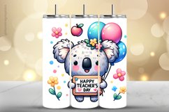 Koala Tumbler Wrap| Tumbler Sublimation Wrap Product Image 1