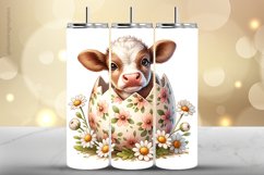 Cow Tumbler Wrap| Tumbler Sublimation Wrap Product Image 1