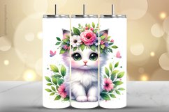 Cat Tumbler Wrap| Tumbler Sublimation Wrap Product Image 1